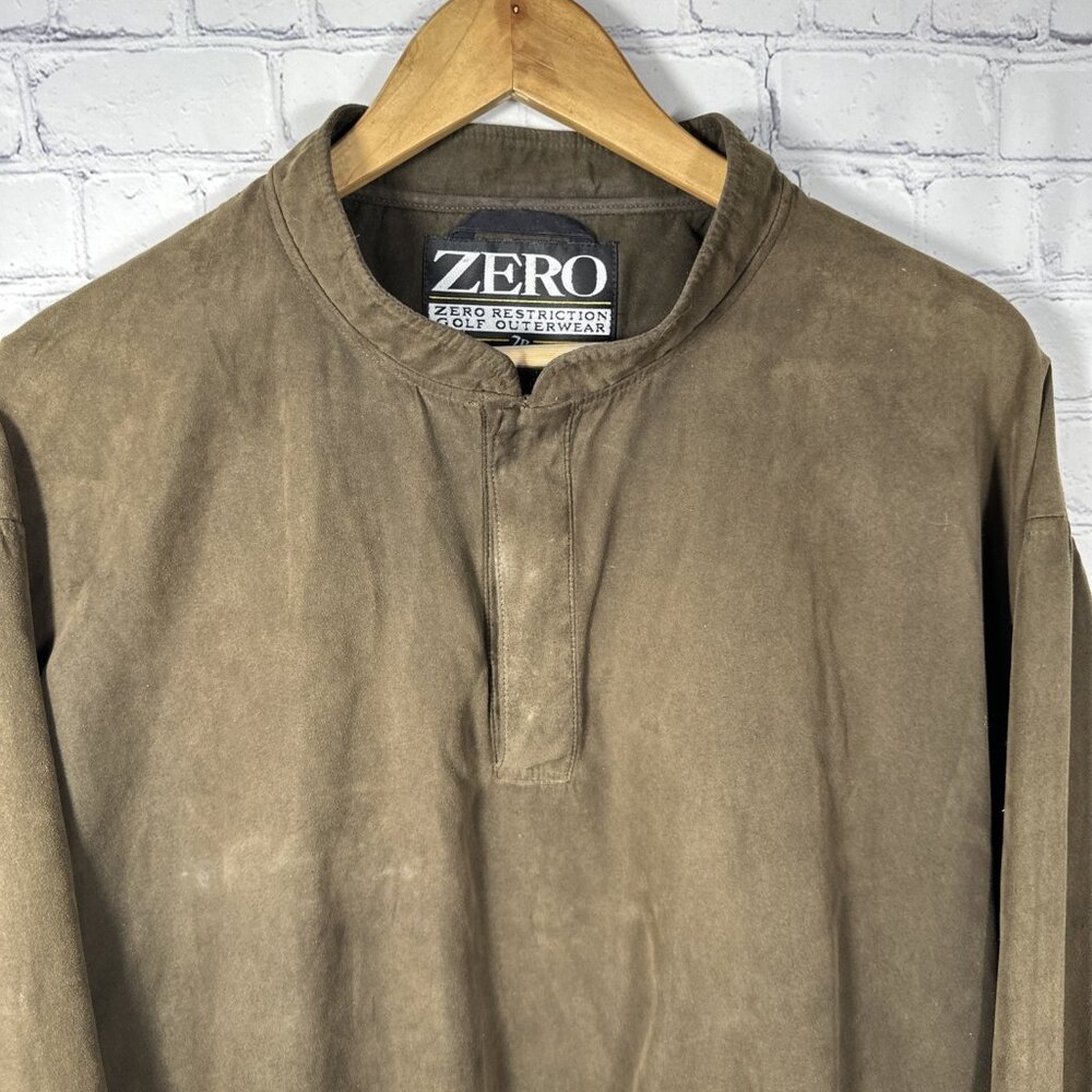 Zero Restriction Golf Pullover Large Brown Long S… - image 2